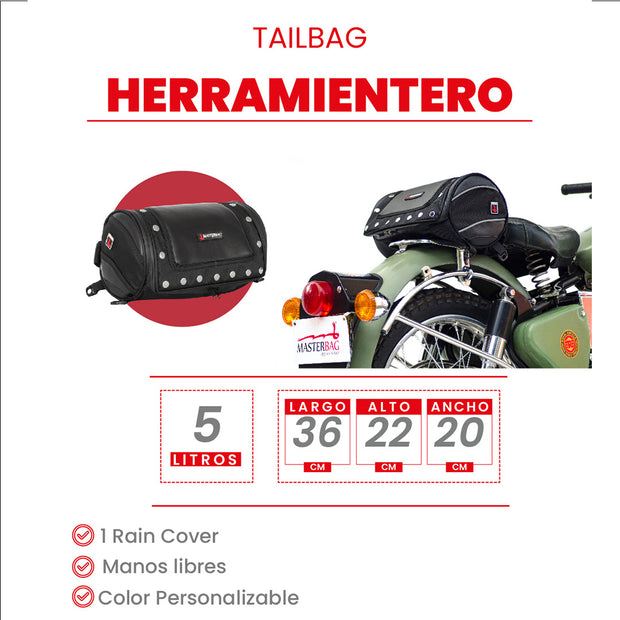 Herramientero | Maleta Impermeable para Moto